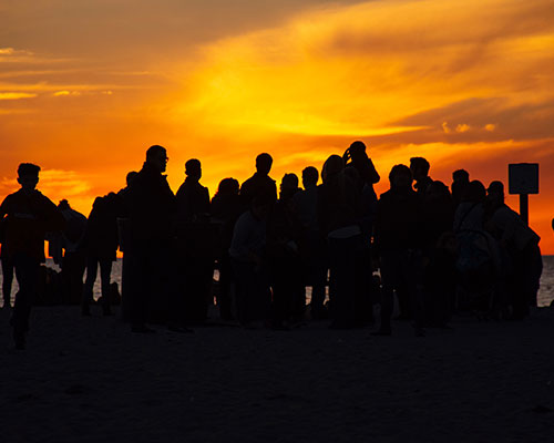 silhouette-sunset